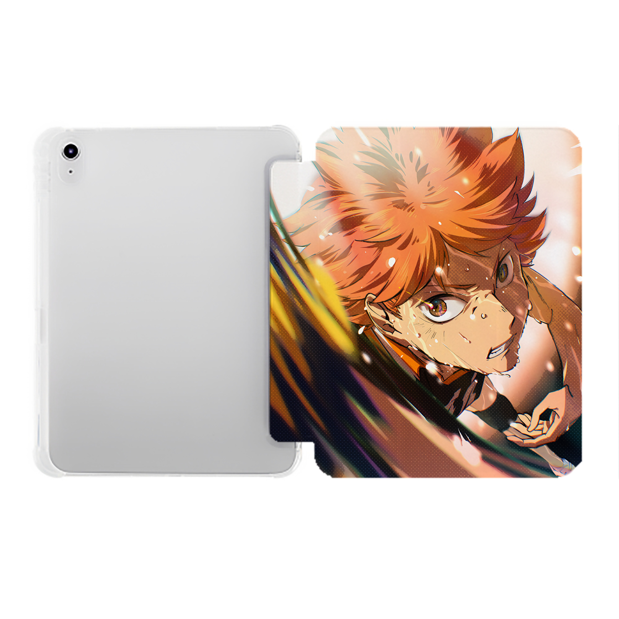 （画像用） ハイキュー!! Haikyu!! IPad ケース ペン収納付き 三つ折りスタンド PUレザー×シリコン 対応機種9.5/10.5/10.9インチ